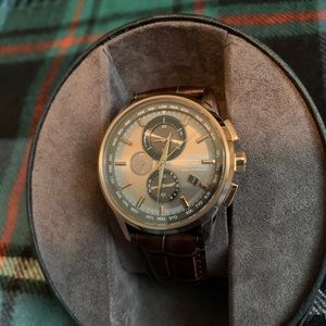 Citizen World Chronograph A-T Eco-Drive Rose Gold